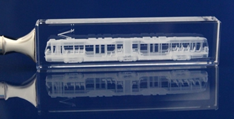 Skleněný nůž na dopisy 30x245x15 mm