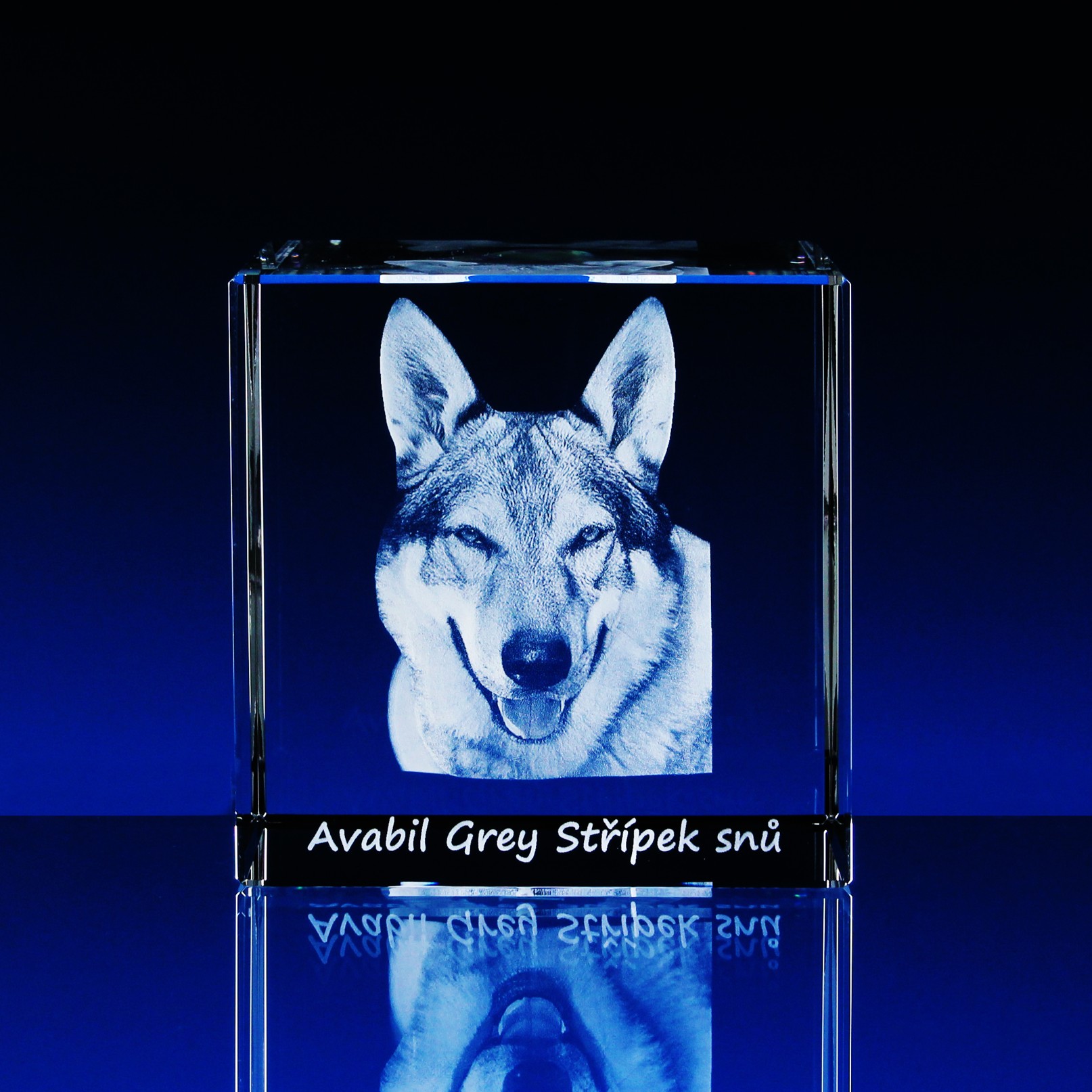 3D FOTO skleněná kostka 60x60x60mm