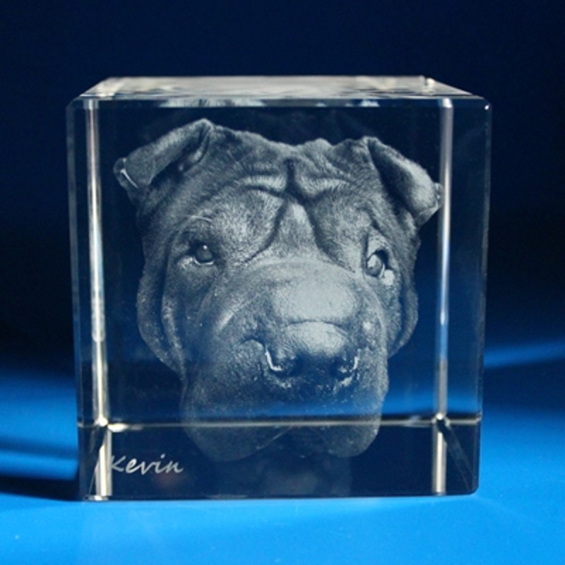 3D FOTO skleněná kostka 60x60x60mm