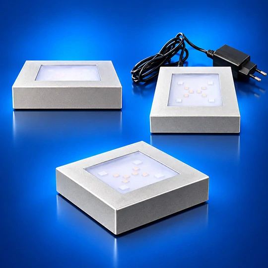 Světelný LED podstavec 20x80x80mm