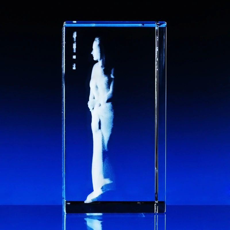 3D FOTO ve skle -  kvádr 80x50x50 mm