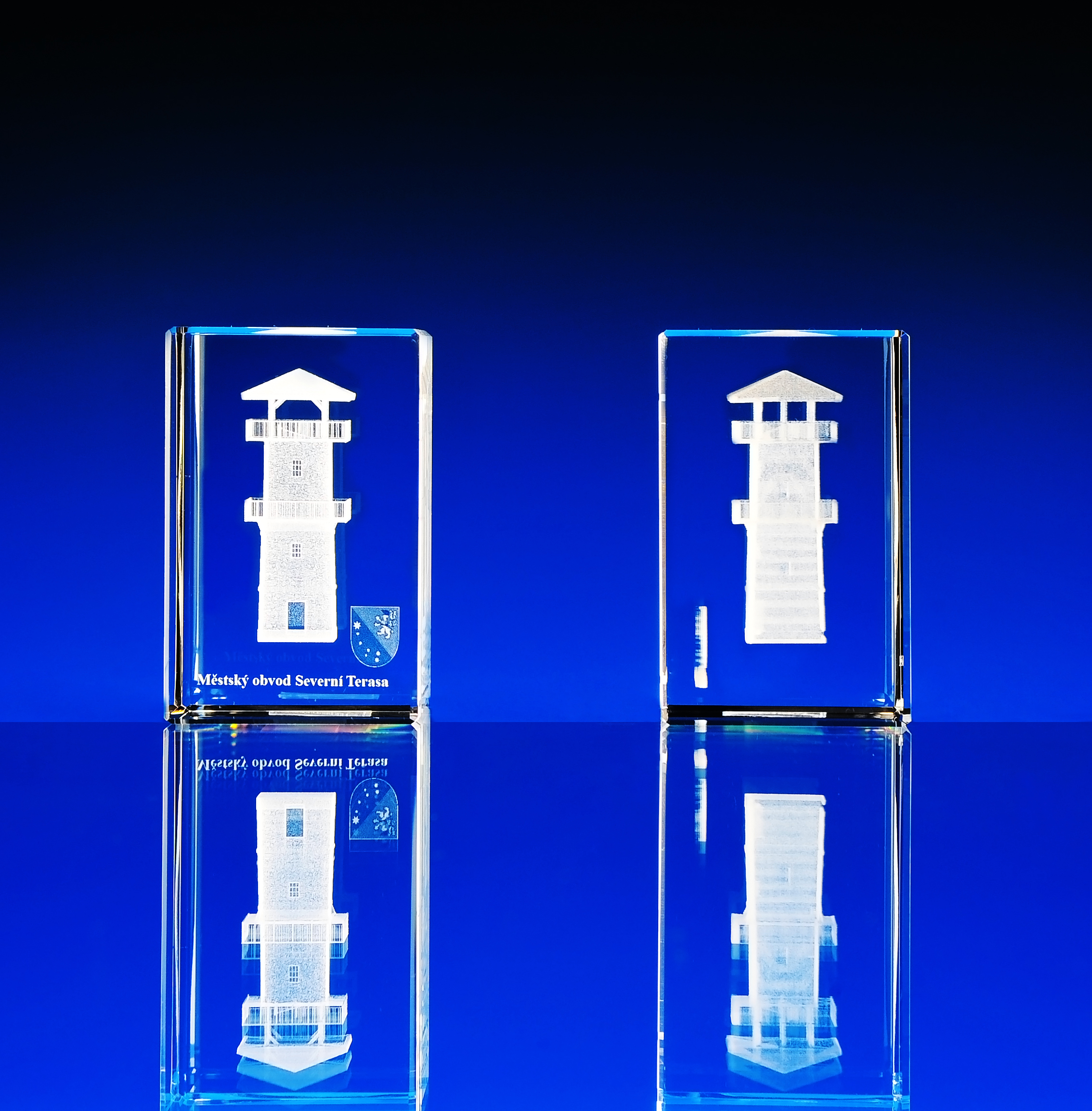 3d Těžítko kvádr 80x50x50 mm