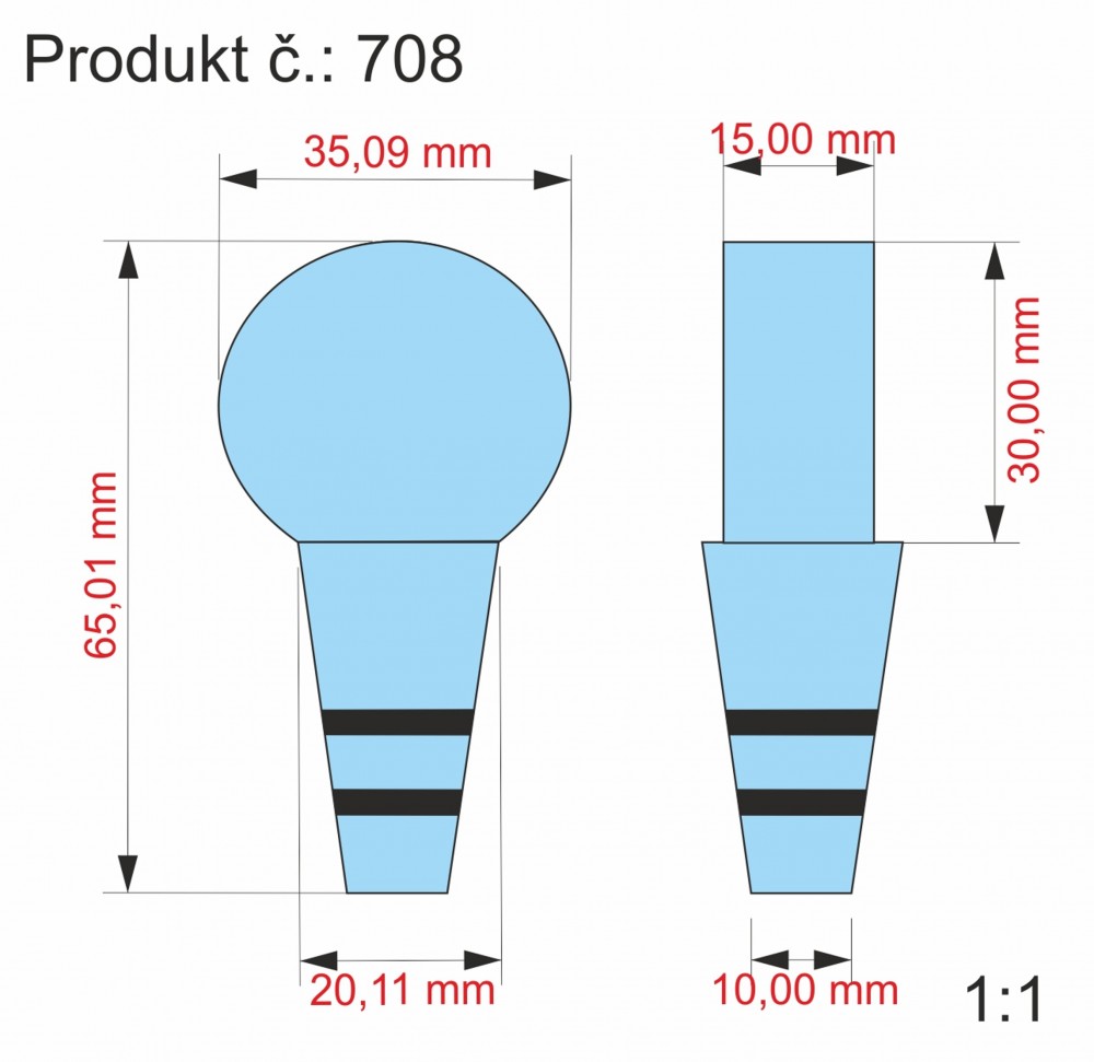 2D FOTO Zátka na víno s fotem či věnováním 65x35x15 mm