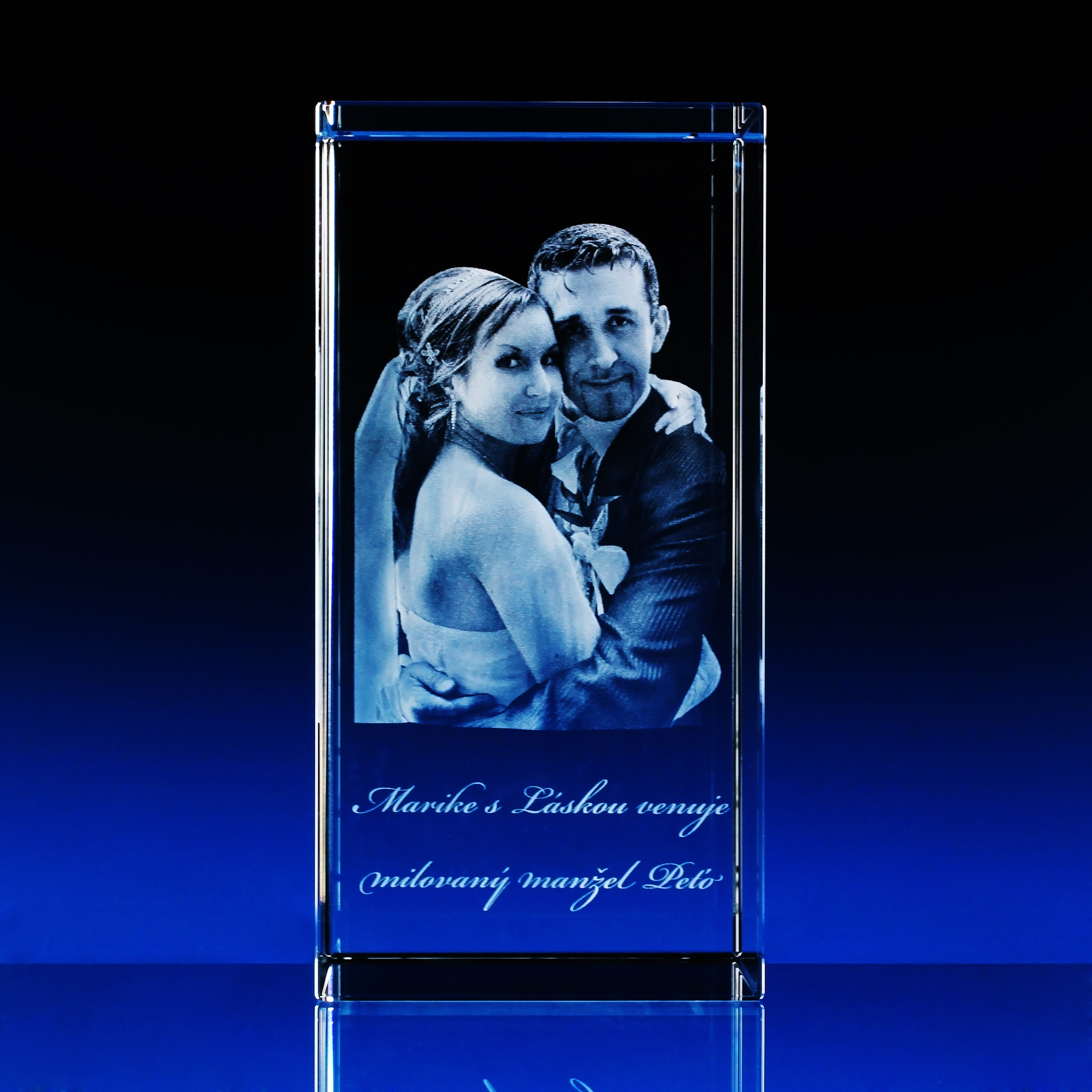 3D FOTO ve skle 150x80x80mm