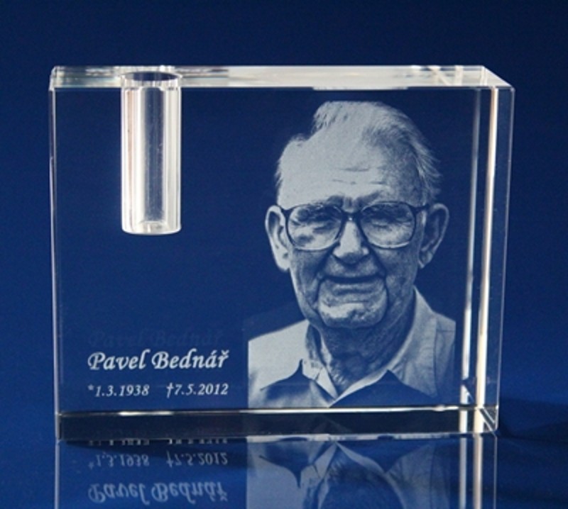 2D FOTO Stojánek na tužku nebo kytičku 80x100x30 mm