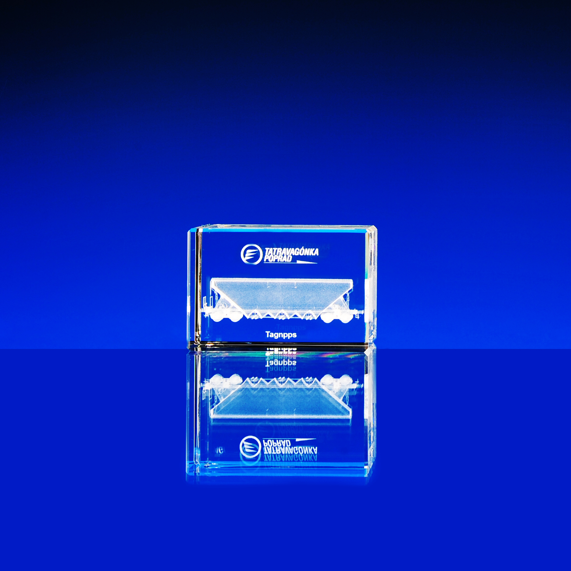 3d Těžítko kvádr 80x50x50 mm