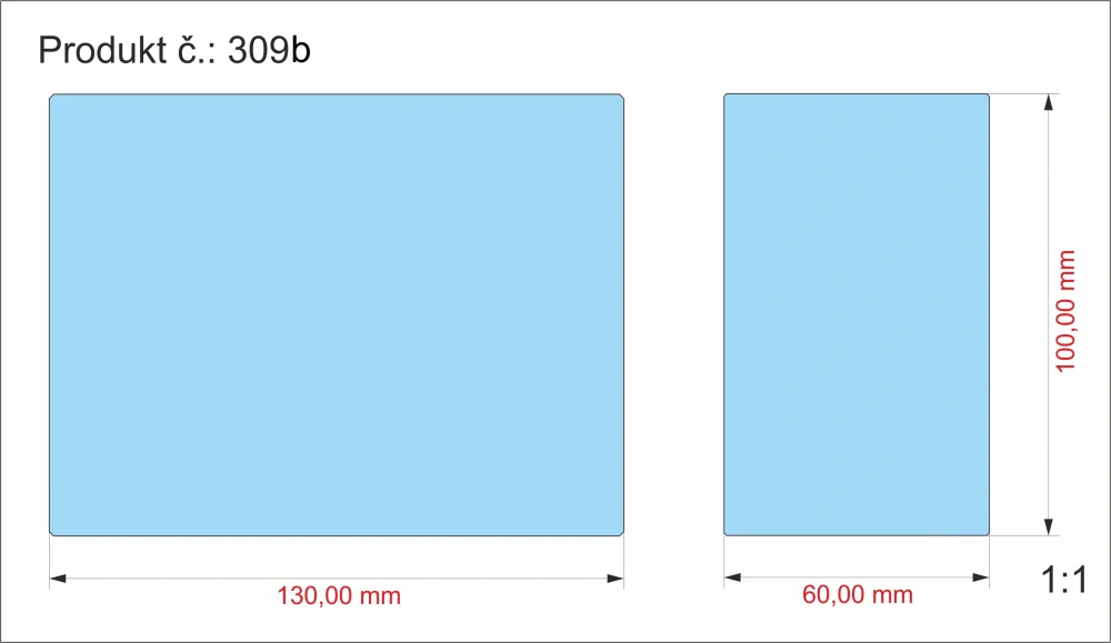 3D FOTO těžítko 130x100x60 mm