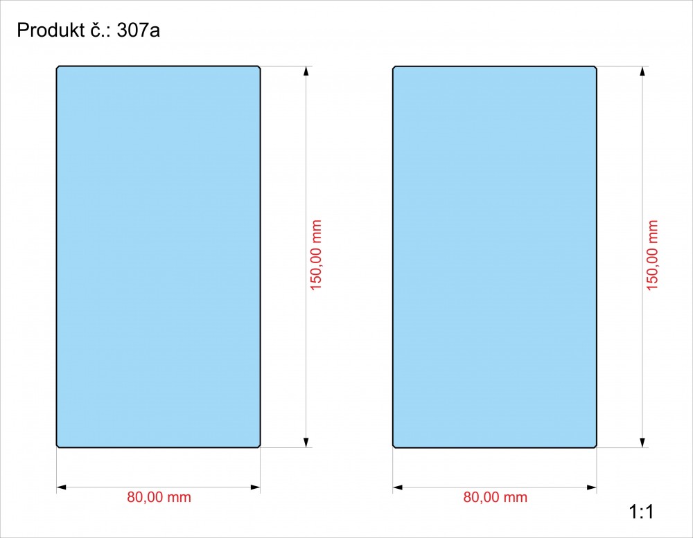 3D FOTO ve skle 150x80x80mm