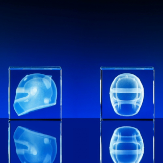 Skleněná kostka 60x60x60mm