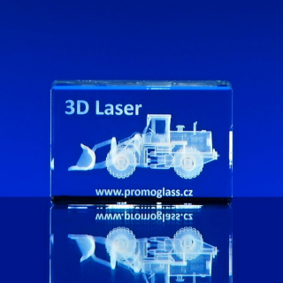 Skleněné těžítko 130x100x60xmm