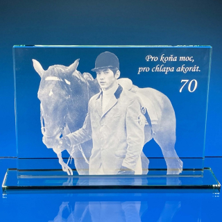 Plaketa s fotem 2D - 125x185x10mm