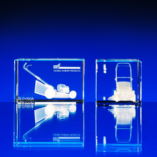 3d Těžítko kvádr 80x50x50 mm