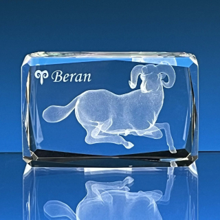 Těžítko znamení zvěrokruhu BERAN 60x40x40 mm