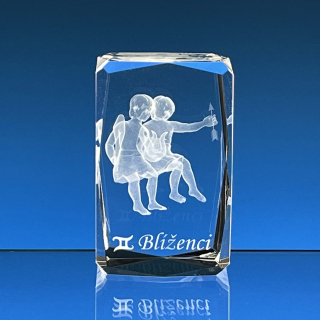 Těžítko znamení zvěrokruhu BLÍŽENCI 60x40x40 mm