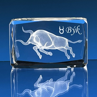 Těžítko znamení zvěrokruhu BÝK 60x40x40 mm